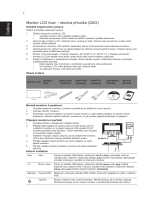 Acer V203HL Stručná príručka spustenia