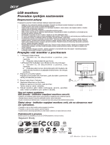 Acer X183HV Stručná príručka spustenia