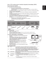 Acer B243HL Stručná príručka spustenia