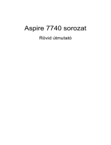 Acer Aspire 7740G Stručná príručka spustenia