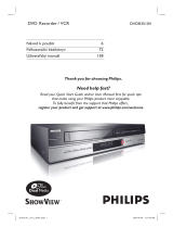 Philips DVDR3510V/58 Používateľská príručka