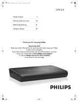 Philips DTR210/12 Používateľská príručka
