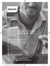 Philips EP3551/00 Používateľská príručka