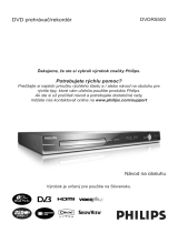 Philips DVDR5500/58 Používateľská príručka