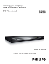 Philips DVP3260/12 Používateľská príručka