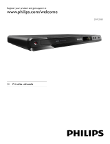 Philips DVP3580/58 Používateľská príručka