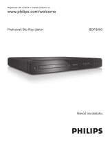 Philips BDP3000/12 Používateľská príručka