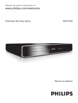 Philips BDP7200/12 Používateľská príručka
