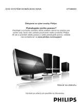 Philips HTS6600/12 Používateľská príručka