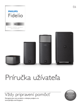 Fidelio E6/12 Používateľská príručka