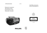 Philips AZ1220/00C Používateľská príručka
