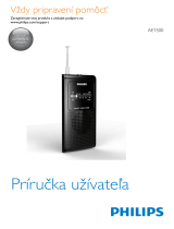 Philips AE1500/00 Používateľská príručka