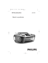 Philips AZ1123W/12 Používateľská príručka