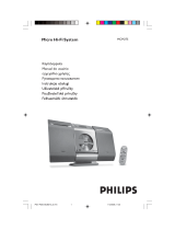 Philips MCM275/12 Používateľská príručka