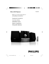 Philips MCM394/12 Používateľská príručka