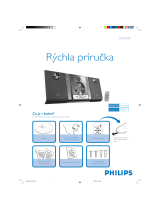 Philips MCM240/22 Stručná príručka spustenia