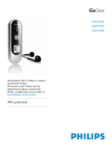Philips SA011102S/02 Používateľská príručka