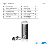 Philips SA179/00 Stručná príručka spustenia