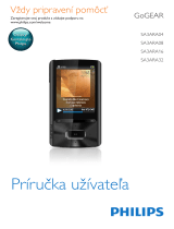 Philips SA3ARA16K/02 Používateľská príručka