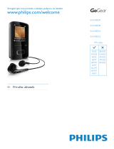 Philips SA3VBE08BN/02 Používateľská príručka
