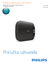 Philips BT2600B/00 Používateľská príručka