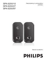 Philips SPA6200/10 Používateľská príručka