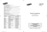 Samsung LE32M86BD Používateľská príručka