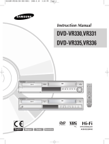 Samsung DVD-VR330 Používateľská príručka