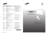 Samsung UE55HU7100U Stručná príručka spustenia