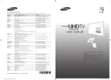 Samsung UE85HU7500L Stručná príručka spustenia