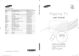 Samsung PS51D490A1W Stručná príručka spustenia