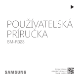 Samsung SM-R323 Užívateľská príručka