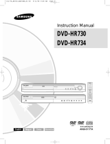 Samsung DVD-HR730 Používateľská príručka