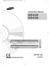 Samsung DVD-R135 Používateľská príručka