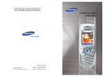 Samsung SGH-E800 Užívateľská príručka