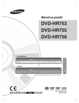 Samsung DVD-HR753 Používateľská príručka