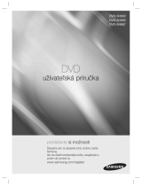 Samsung DVD-SH897A Užívateľská príručka