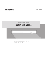 Samsung BD-J6300 Stručná príručka spustenia