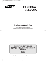 Samsung CW-29M206P Užívateľská príručka