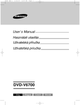 Samsung DVD-V6700 Používateľská príručka