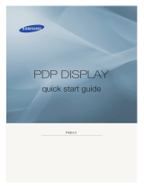 Samsung P42H-2 Stručná príručka spustenia