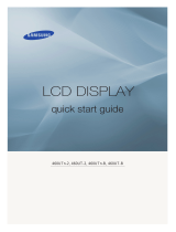 Samsung 460UT-2 Stručná príručka spustenia