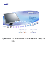 Samsung SYNCMASTER 713V Používateľská príručka