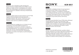 Sony HDR-MV1 Annex