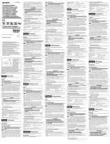 Sony SR-16C4 Používateľská príručka