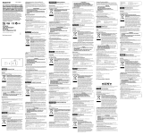 Sony SR-8A4 Používateľská príručka