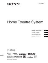 Sony HT-CT350 Užívateľská príručka