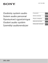 Sony SRS-X99 Užívateľská príručka