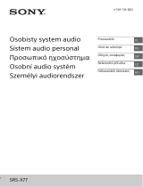 Sony SRS-X77 Užívateľská príručka