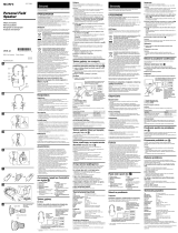 Sony PFR-V1 Používateľská príručka